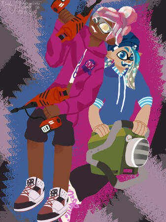 Splatoon | OC- Kai &amp; Coral [10/19/2020]