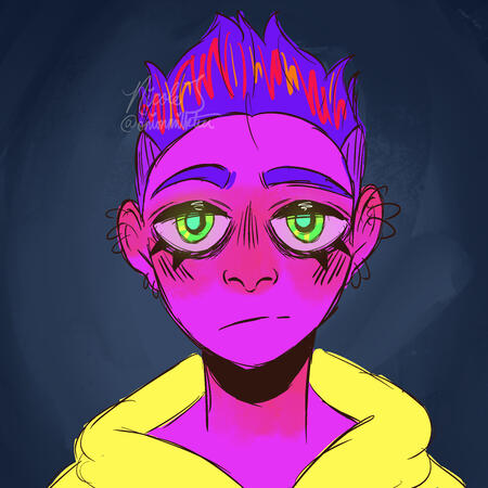 TF2 | OC- Lilian | bioluminescent loser (featured in The Wake [magazine]) [2024]