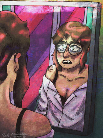 TF2 | OC- Nicola | what did i do? (featured in Yearning Charge [art exhibition]) [3/19/2025]